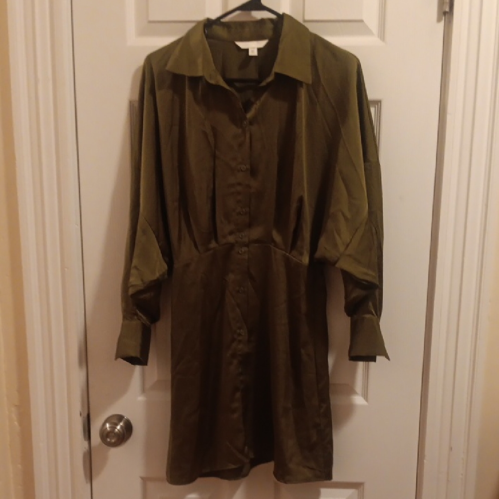 H&M Olive Dress